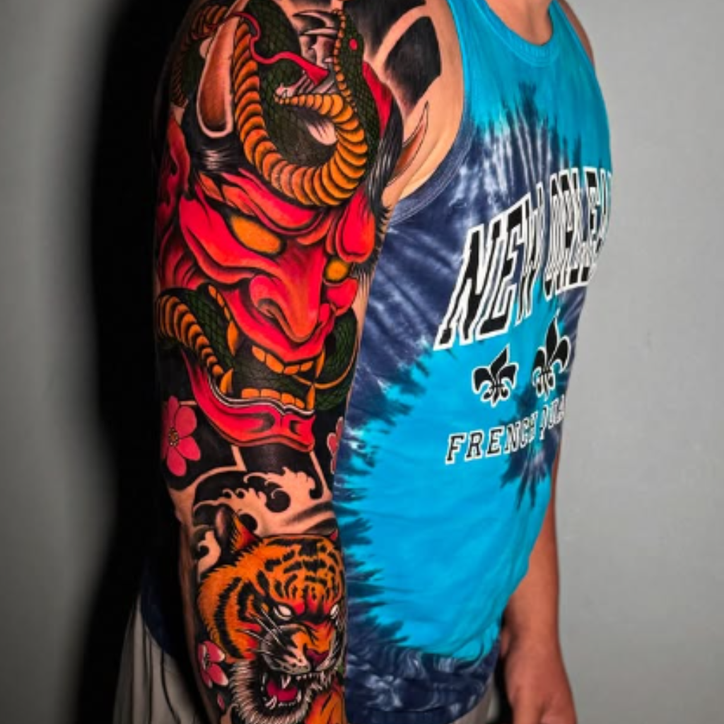 Greek God Realism Tattoo